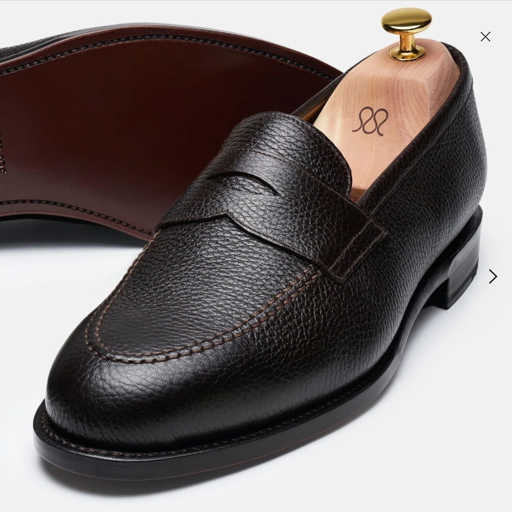 Morjas - The Penny Loafer - Brown Grain Leather - Like new